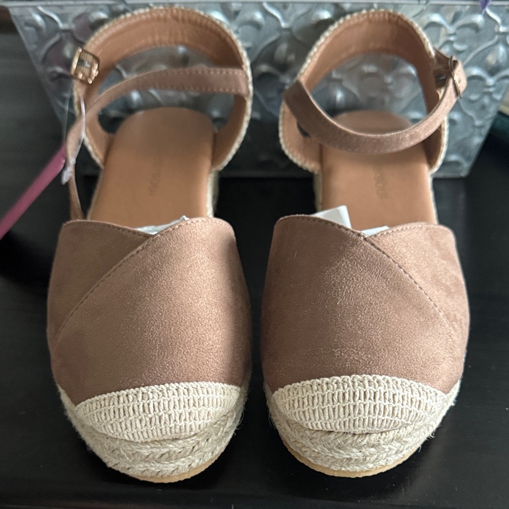 Silver soul Brown Espadrille Sandals